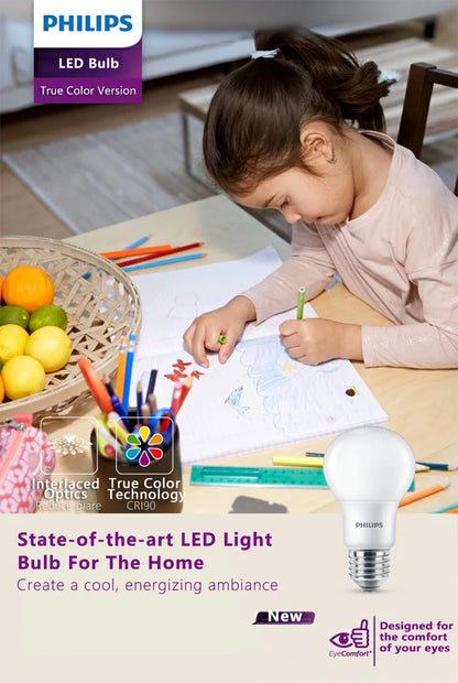 Lampadine LED Philips E27 MyCare A Light 8W 10W 12W 3000K 6500k Lampada EyeComfort bianca 220V-240V Lampadina LED originale per interni, 1x