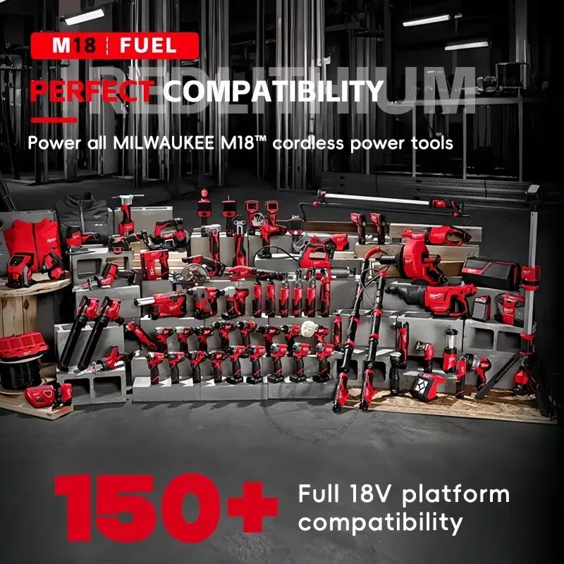 Batteria di ricambio Milwaukee 12V per 6.0Ah XC 48-11-2412 48-11-2440, compatibile con M12 Fuel MLW2553-20 2462-20