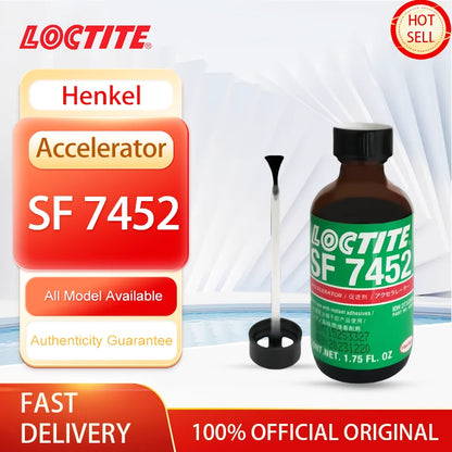 Acceleratore Loctite SF 7452 SF 7649 originale al 100% 1,75 Oz a fissaggio rapido per adesivo istantaneo cianoacrilato