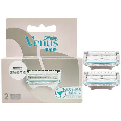 Gillette Venus Rasoio per toelettatura intima per donne Peli e pelle pubbliche con depilazione con barra di irritazione brevettata