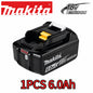 Trapano avvitatore a batteria Makita DDF487 18V LXT, compatto, leggero, con elevata coppia, 20 impostazioni di coppia, luce LED e cambio a 2 velocità.