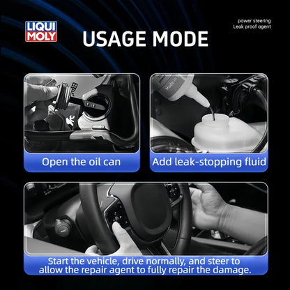 LIQUI MOLY 1099 Power Steering Stop Leak – Silenzia i rumori, ferma la perdita di olio, ripristina gli sigilli, concentrato 35ML