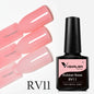 VENALISA Base in Gomma Cappotto Colore Gel per Unghie Smalto Gelatina Semi Trasparente Francese per Unghie Camouflage Soak off UV LED Gel per Unghie Smalto