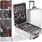 Set Completo di Attrezzi Meccanici da 799 Pezzi con Valigetta su Ruote, Kit Professionale di Chiavi a Bussola e Utensili Manuali per Riparazioni Auto, Manutenzione Domestica, Officina e Progetti Fai-da-Te