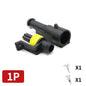 20/50/100 Set 1.5 Serie AMP Automobile Connettori 1/2/3/4/5/6 Pin Super Sigillo Impermeabile Cavo Elettrico connettore PA66 Nylon