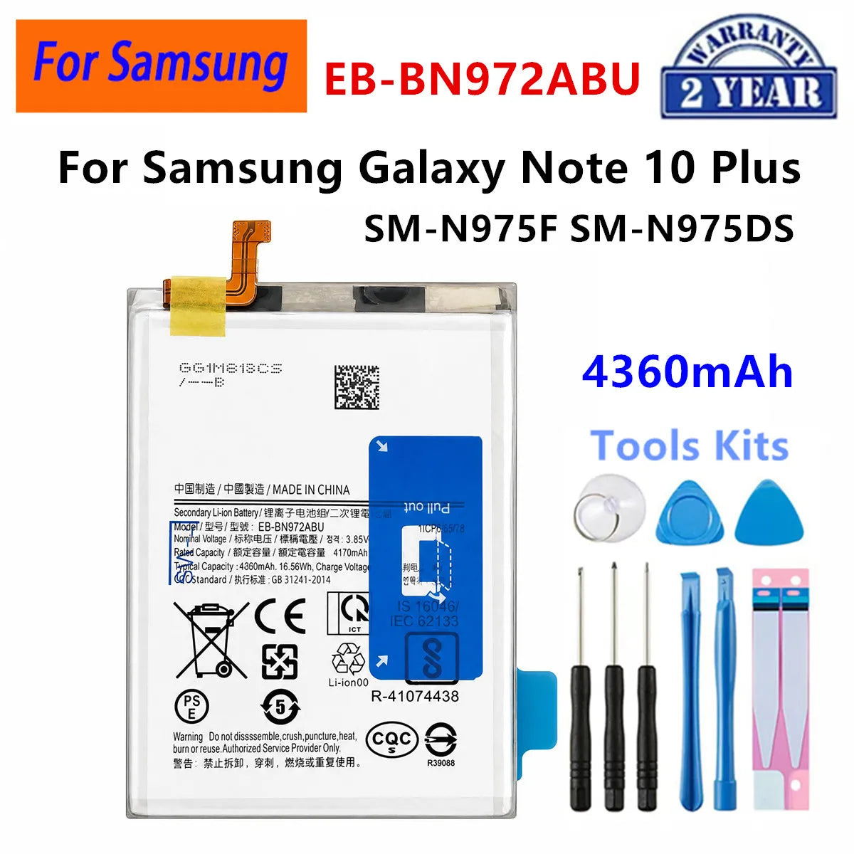 Batteria nuova di zecca per Samsung Galaxy S10 S20 S20 + S20 Ultra A90 A80 A71 A60 A51 A31 A20e A10e nota 10/10 + M30s A20S M11