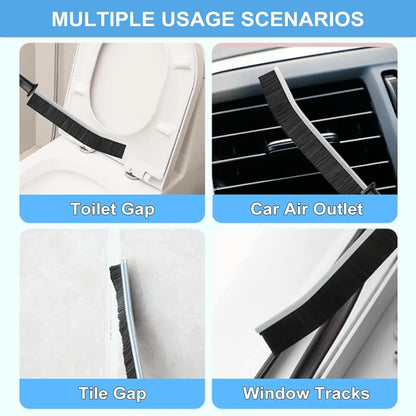 Set di 8/9 Spazzole per Pulizia Fessure, Accessori Multiuso a Setole Rigide per Cucina, Bagno, Angoli, Fughe, Lavandino
