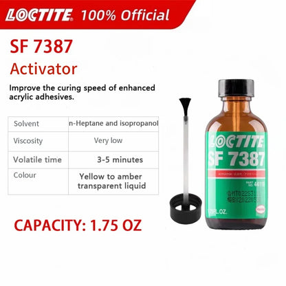 Attivatore adesivo Loctite SF 7387 originale al 100% per adesivo acrilico bottiglia da 1,75 once