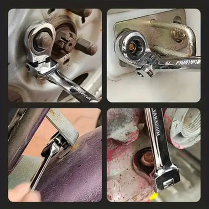 Set di 10 Chiavi per Riparazione Auto, Utensili Manuali Adatti per Manutenzione Automobilistica, Officina, Fai-da-Te Domestico e Riparazioni Meccaniche