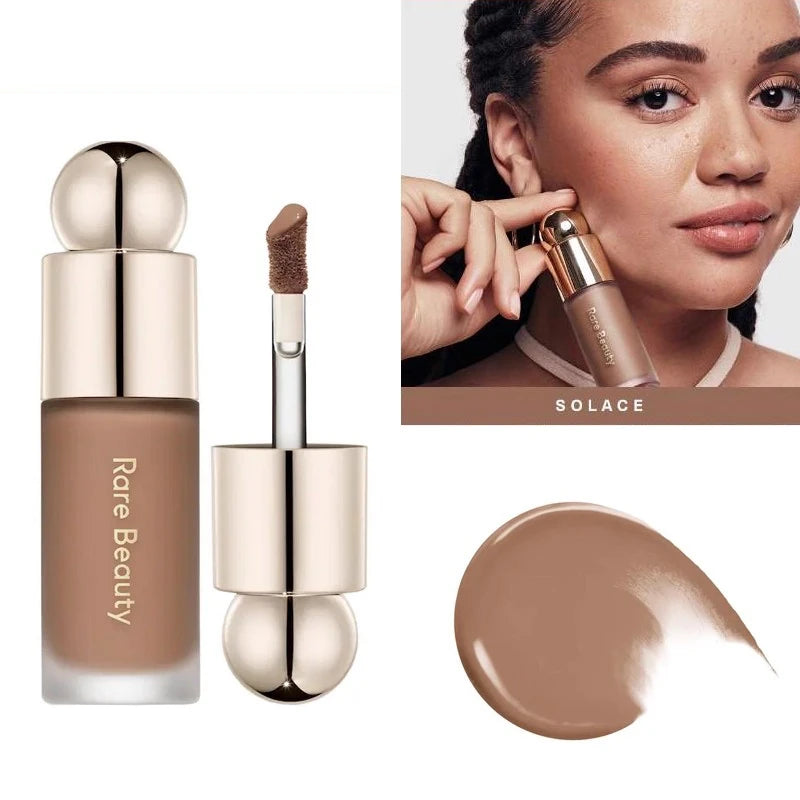 Rare Beauty 4 Colori Loved Friendly Plump Butter LipBalm, Serene Gentle Liquid Bronzer, Ombretto per Contouring Viso, Trucco Naturale a Lunga Durata