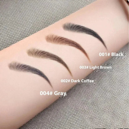 Matita per Sopracciglia Professionale a Doppia Punta con Pennello, Impermeabile, Resistente alle Macchie, Colore Naturale, Facile da Applicare, Eyeliner per Donne, Penna per il Trucco delle Sopracciglia