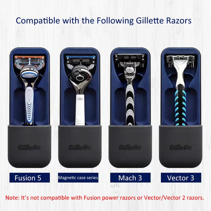 Astuccio da viaggio magnetico Gillette per rasoio, custodia per la serie Fusion