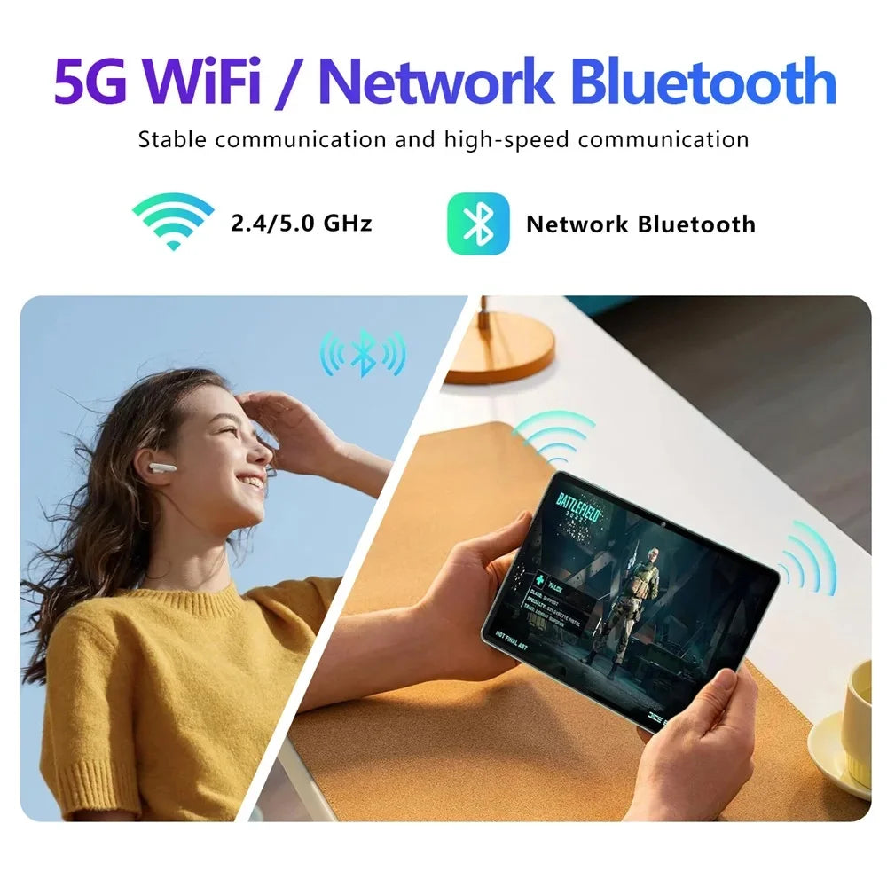 Nuovo Tablet Android Originale 2026 Pad 16 PRO Snapdragon 8Gen3, 11 Pollici HD, 24GB+2TB, 20000 mAh, 5G Dual SIM, Bluetooth, Wi-Fi