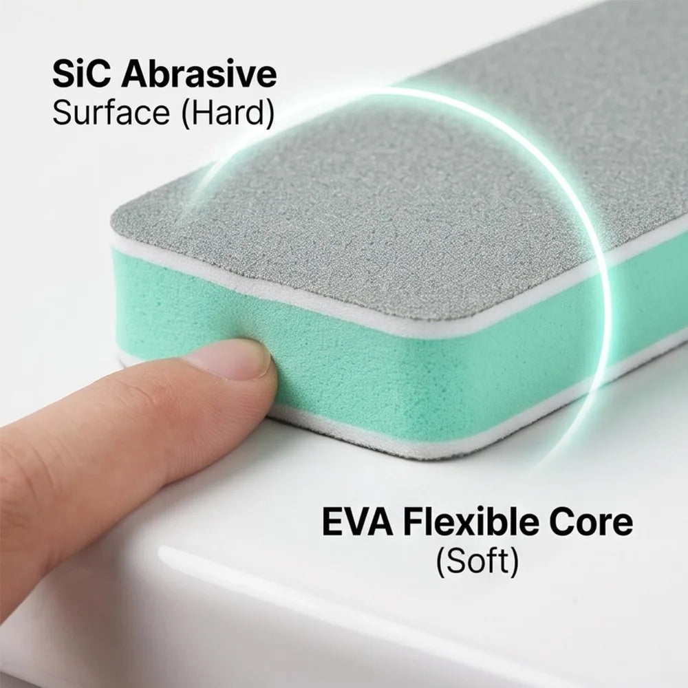 10/1PCS Spazzola per la pulizia del vetro, rimuove calcare, ideale per specchi da bagno, piastrelle della doccia, rimuove efficacemente lo sporco, strumento per la pulizia domestica