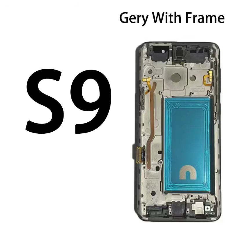 Display LCD touchscreen con telaio per Samsung S8 G950 G950F SM-G950FD e Samsung S9 G960 SM-G960F, nuovo e testato al 100%.