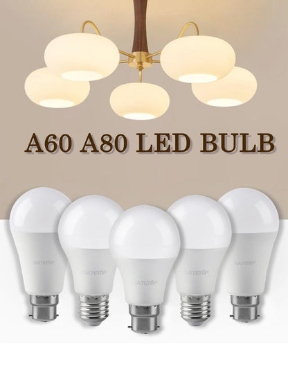 20 Lampadine LED E27 AC 220V 8W 9W 10W 12W 15W 18W 24W Luce Calda e Fredda 3000K 4000K 6000K per Illuminazione Domestica