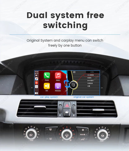 MEKEDE 8.8/9.3" Linux QLED 1920x720 HD Touchscreen Compatibile OEM Wireless CarPlay Android Auto Mirroring WiFi BT Aggiornamento OTA Per BMW E60 E61 E63 E64 E90 E91 E92 E93