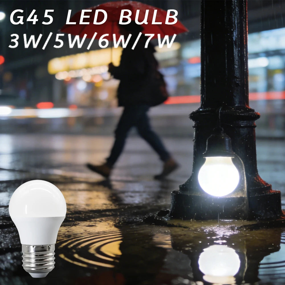 1-10 Pezzi Lampadina LED Mini G45 3W-7W AC100-240V E27 Luce Diurna Fredda per Illuminazione e Decorazione Soffitto Soggiorno