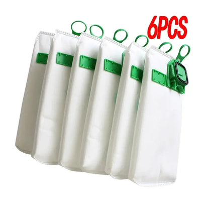6/12 pezzi di ricambio per sacchetti per polvere ad alta efficienza per sacchetti della spazzatura Vorwerk VK140 VK150 FP140 aspirapolvere
