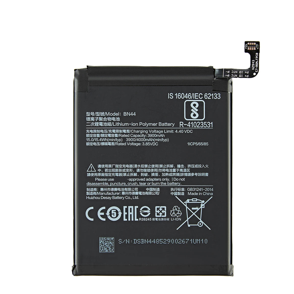 100% batteria originale BN44 4000mAh per Xiaomi Redmi 5 Plus BN44 batterie di ricambio per telefono di alta qualità + strumenti