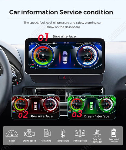 Schermo da 8,8 pollici, stile originale, sistema multimediale wireless con CarPlay e Android Auto per Audi Q5 2010-2017, 4G LTE, WiFi, BT, navigazione GPS, autoradio Android, lettore video 4K.