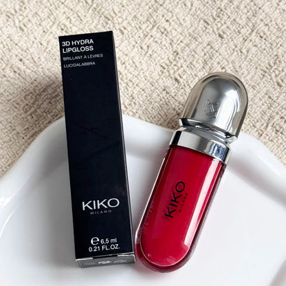 KIKO Unlimited Blush, fard in polvere monocromatico, e Unlimited Double Touch, lucidalabbra in edizione limitata, lucidalabbra 3D Hydra, 25 colori.