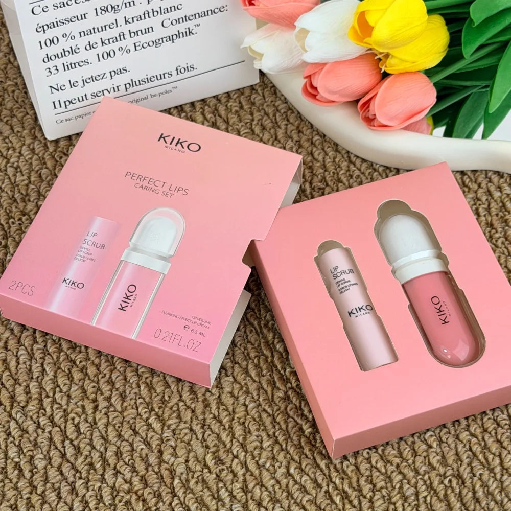 Gloss e scrub labbra KIKO Milano, varianti set