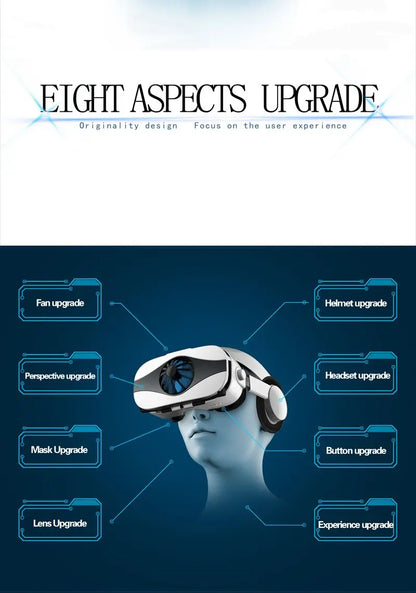 Shinecon occhiali VR per realtà virtuale cuffie 3D dispositivo Viar lenti per casco intelligente occhiali per cuffie per Smartphone cellulare