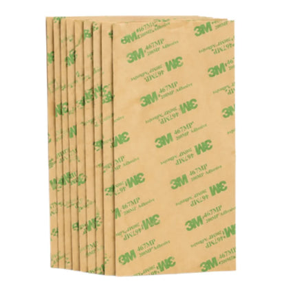 Foglio Adesivo 3M 467MP, Nastro Biadesivo Ultra Sottile 200MP per Alte Temperature, per Metallo, PC, Acrilico, Elettronica, 100x200/240x300mm