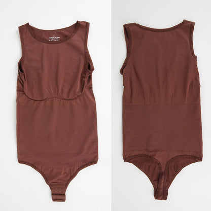 Perizoma Body per donna Tummy Control Shapewear Top Racerback Nuovo Body Modellante Collo alto Tuta Tuta