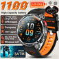 Nuovo Smartwatch T-REX3 Ultra con Batteria da 1100mAh, Impermeabile 10ATM, GPS, Bussola, Torcia, Display AMOLED HD da 1.7'', Chiamate, Orologio Sportivo Intelligente per Uomo