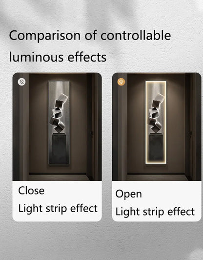 Lampada da Parete a LED Moderna di Lusso, Decorazione per Ingresso, Quadro Sottile da Parete, Lampada da Corridoio di Alta Gamma