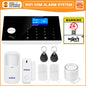 Sistema di Allarme KERUI WIFI GSM con Supporto per 3 Zone Cablate, Allarme Domestico Antifurto Compatibile con Tuya Smart, Sensore PIR 433MHz per Protezione di Sicurezza