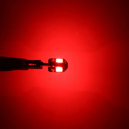 10x W5W T10 LED CANBUS No Error 5W5 12V 5W 600Lm Super Bright Car Interior Luce laterale 194 3030 SMD Lampadina automatica Bianco Ambra Rosso