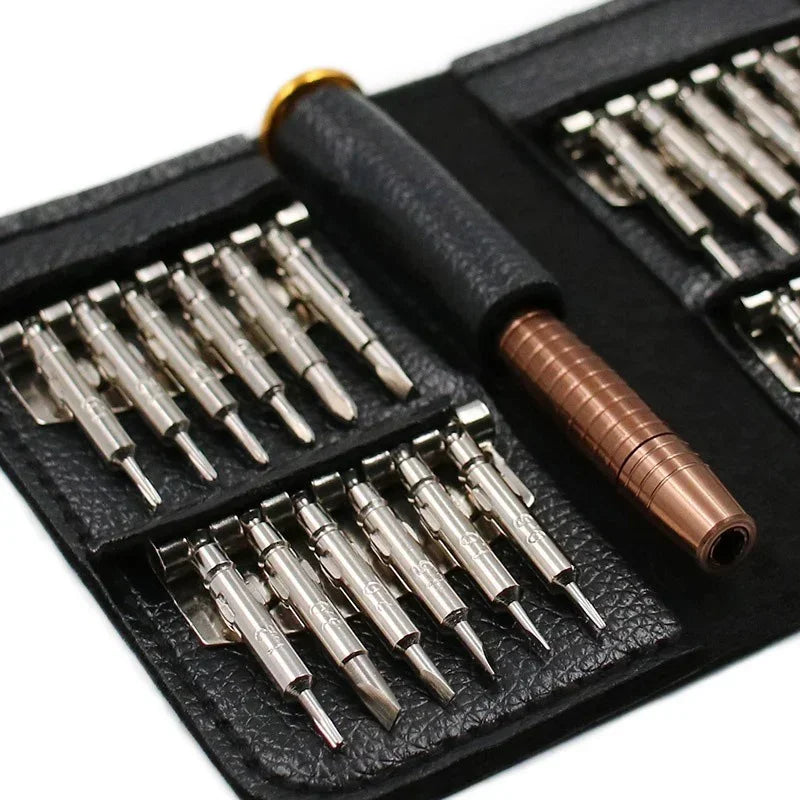 Set di cacciaviti di precisione, Kit di attrezzi per Laptop, Kit di riparazione di cacciaviti per Computer professionale 152/25 in 1 cacciavite Torx T5 T6