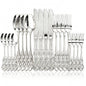 Set di posate da 20 pezzi in acciaio inossidabile color oro rosa, coltello, forchetta, cucchiaio, posate da tavola, stoviglie da cucina