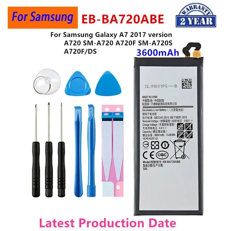 Batteria EB-BA907ABY EB-BA520ABE per Samsung Galaxy S10 Lite A71 5G A90 A80 A9S A20E A10E A7 A8 Plus A5 Edition A50