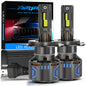 XSTORM H7 Lampadine LED per Fari H1 H4 H11 9005 9006 9012 Luci LED Canbus 80000LM 400W Fari Auto con Ventola Turbo 6000K