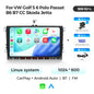 MEKEDE Sistema Multimediale con Navigazione GPS, CarPlay Wireless e Android Auto da 7/9 pollici per Volkswagen Passat B6 B7 Golf 5 6 Polo CC T5 SEAT Altea Toledo Leon Skoda Combi Yeti Superb
