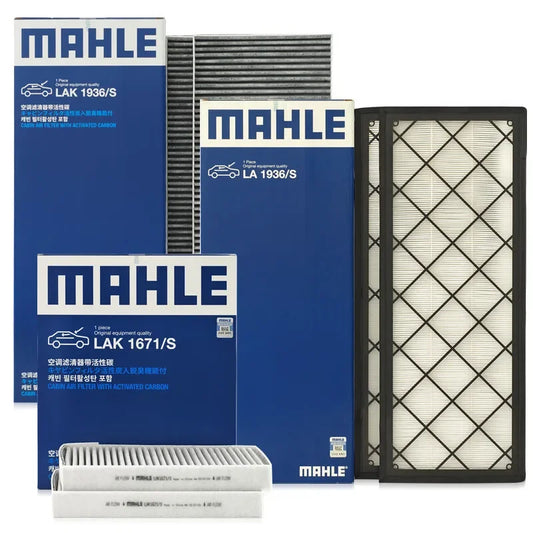 Per Tesla Model Y Filtro dell'aria MAHLE HEPA Kit filtro abitacolo in carbonio Filtro dell'aria integrato