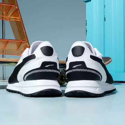 PUMA Sneakers Casual Retrò Bianche e Nere, Traspiranti, Leggere, Antiscivolo, Modello 397432-05