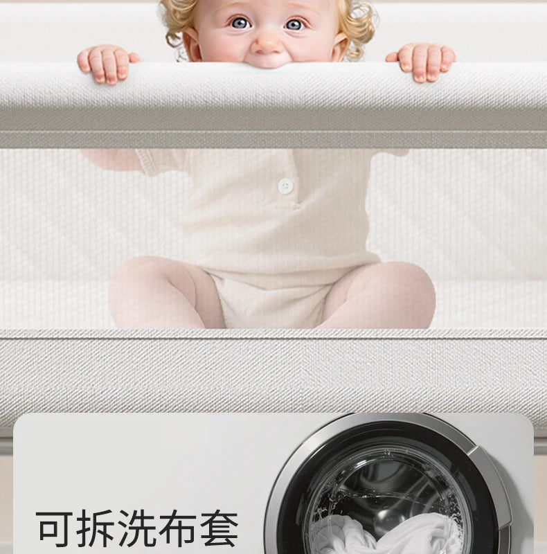 Culla per bambini, giunzione portatile, culla per lettino, culla da comodino per bambino, culla da comodino 3 in 1 con ruote
