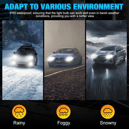 XSTORM H7 Lampadine LED 150W 60000LM Fari LED H1 Canbus Fari LED H4 Lampade Turbo per Auto 6000K 12V Automobilistiche ﻿ ﻿