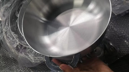 Set di 6 pentole in alluminio rinforzato, utensili da cucina di alta qualità con coperchi, pentole antiaderenti per zuppe e salse, ideali per la cucina di casa.