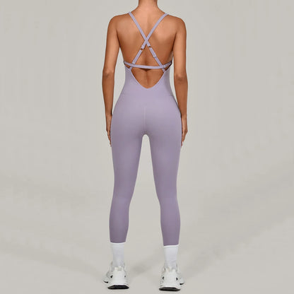 Regolabile Indietro Fitnes Donna Body Corsetto Yoga Set Push Up Palestra Tuta intera Tuta da allenamento Abbigliamento attivo femminile XP274