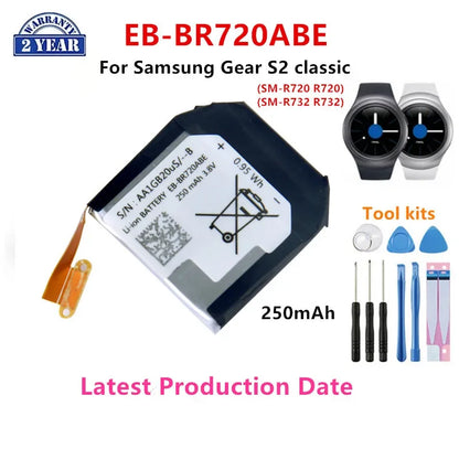Nuova batteria per orologio Galaxy per Samsung Galaxy Watch Gear Live/S2 classic/Gear S4/Gear 1/Active 1 2 3/ Watch 3/ Gear S/Gear 2