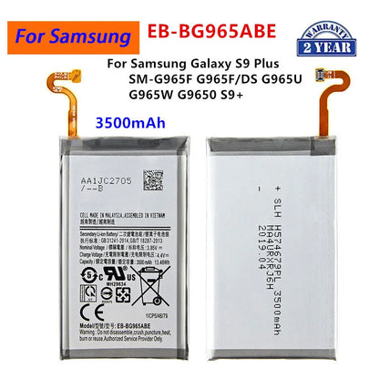 Nuovissima batteria EB-BG965ABE 3500mAh per Samsung Galaxy S9 Plus SM-G965F G965F/DS G965U G965W G9650 S9 +