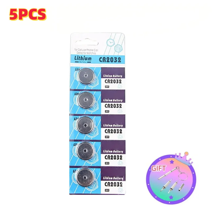 2-100 pezzi 3V CR2032 batteria a bottone batterie al litio moneta orologio computer LED luce giocattolo calcolatrici telecomandate