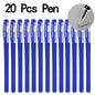 20/50 pezzi Penne gel Set Nero Blu Rosso Ricarica Gel Forniture scolastiche e per ufficio Cancelleria accessori kawaii cancelleria penne carine