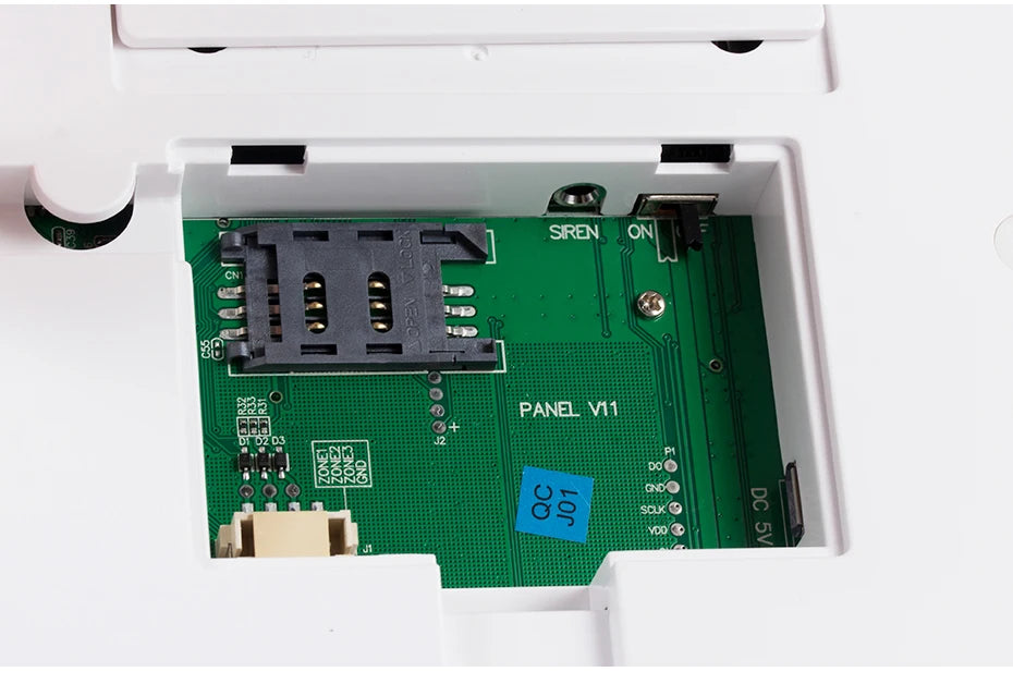 Sistema di Allarme KERUI WIFI GSM con Supporto per 3 Zone Cablate, Allarme Domestico Antifurto Compatibile con Tuya Smart, Sensore PIR 433MHz per Protezione di Sicurezza